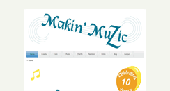 Desktop Screenshot of makinmuzic.org