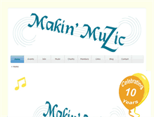 Tablet Screenshot of makinmuzic.org